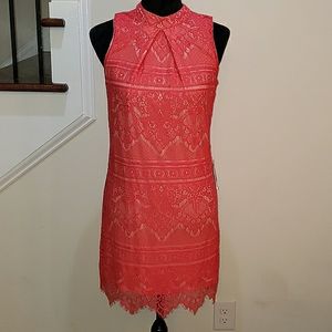 NEW! IN San Francisco pink lace dress